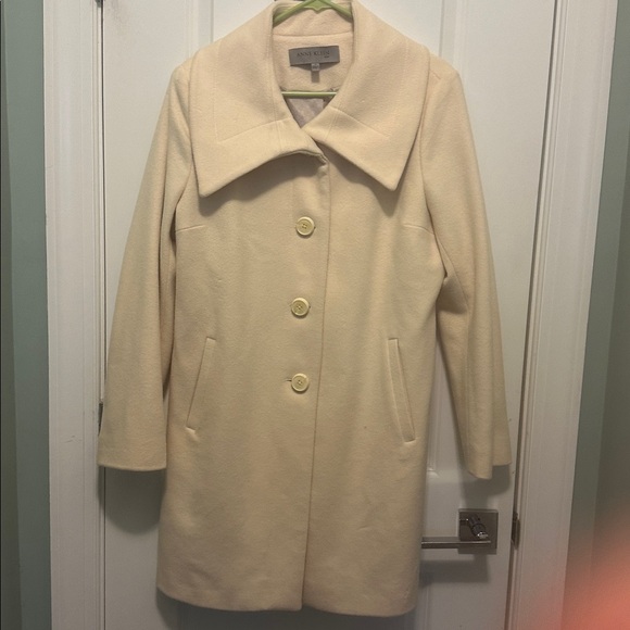 Anne Klein Jackets & Blazers - Anne Klein Cream Pea Coat